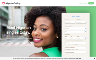 Nigerian Dating Homepage Image